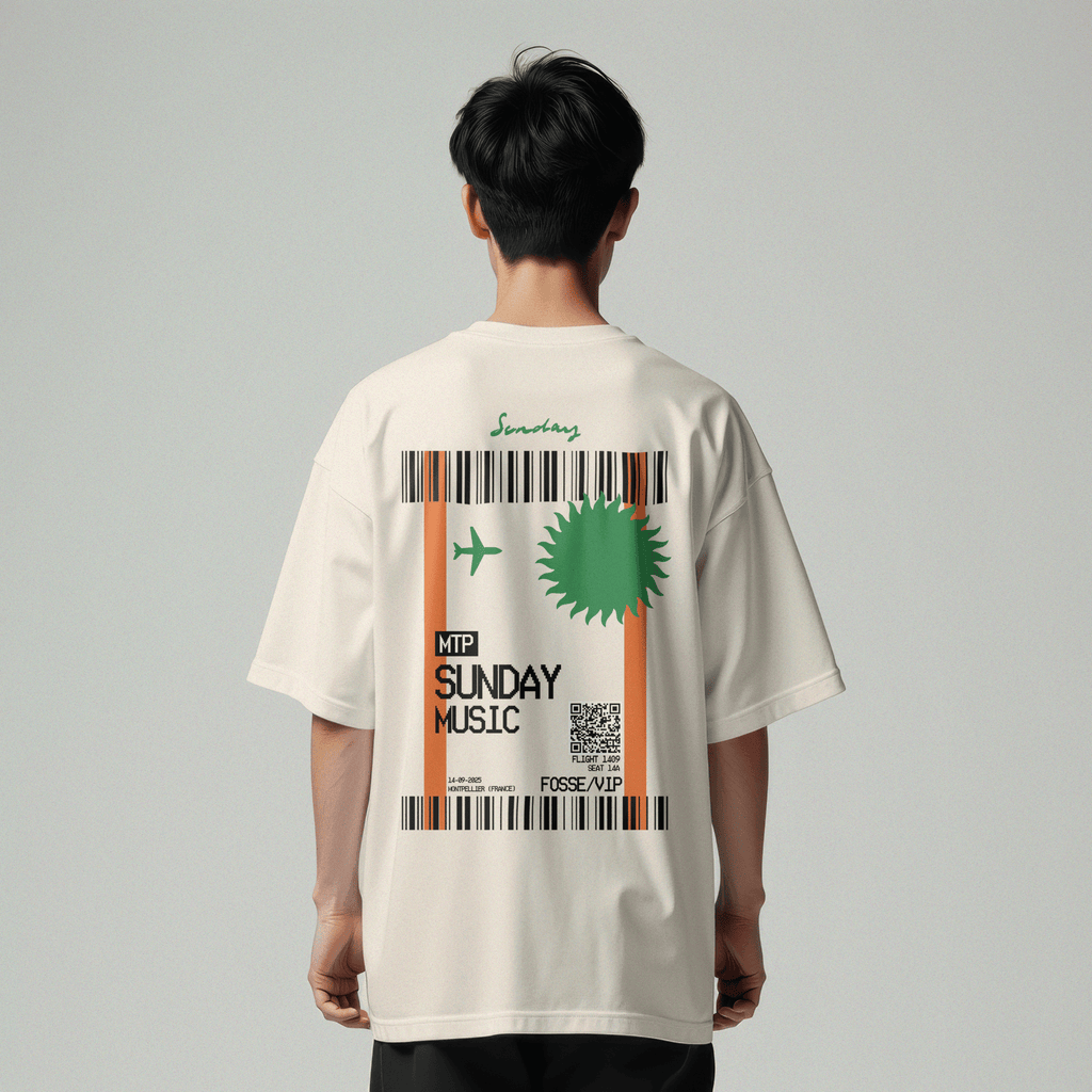 T-shirt oversize unisexe