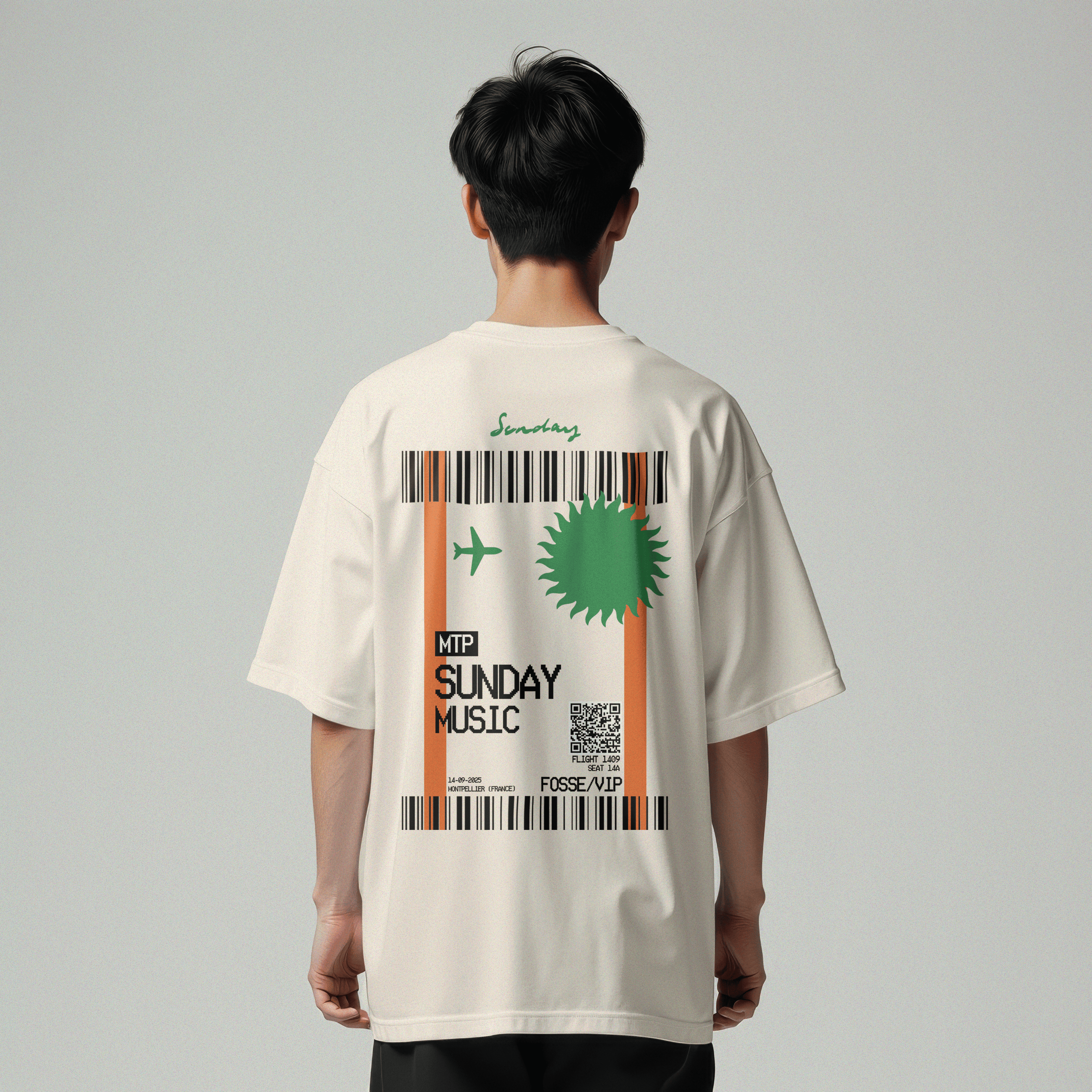 T-shirt oversize unisexe