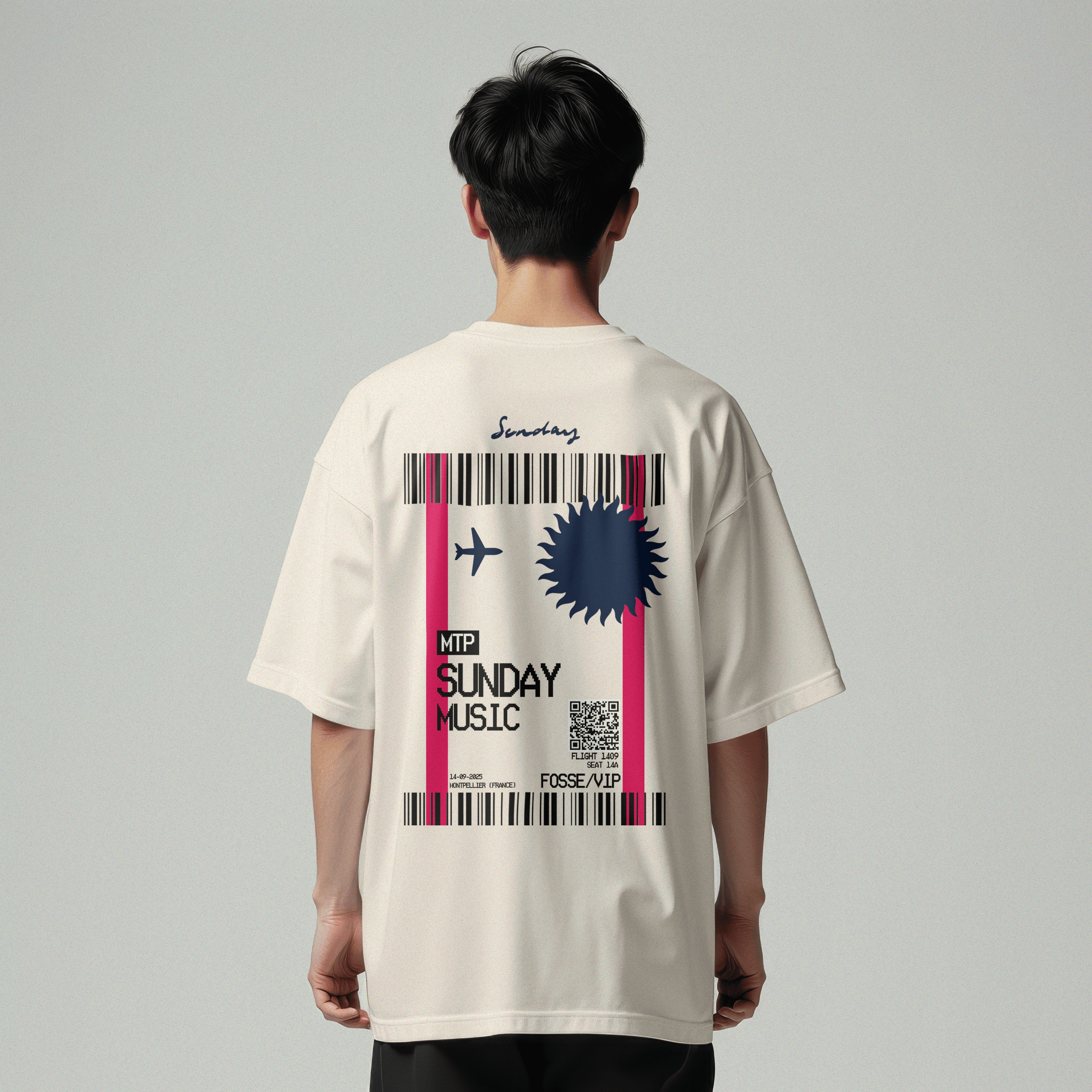 T-shirt oversize unisexe