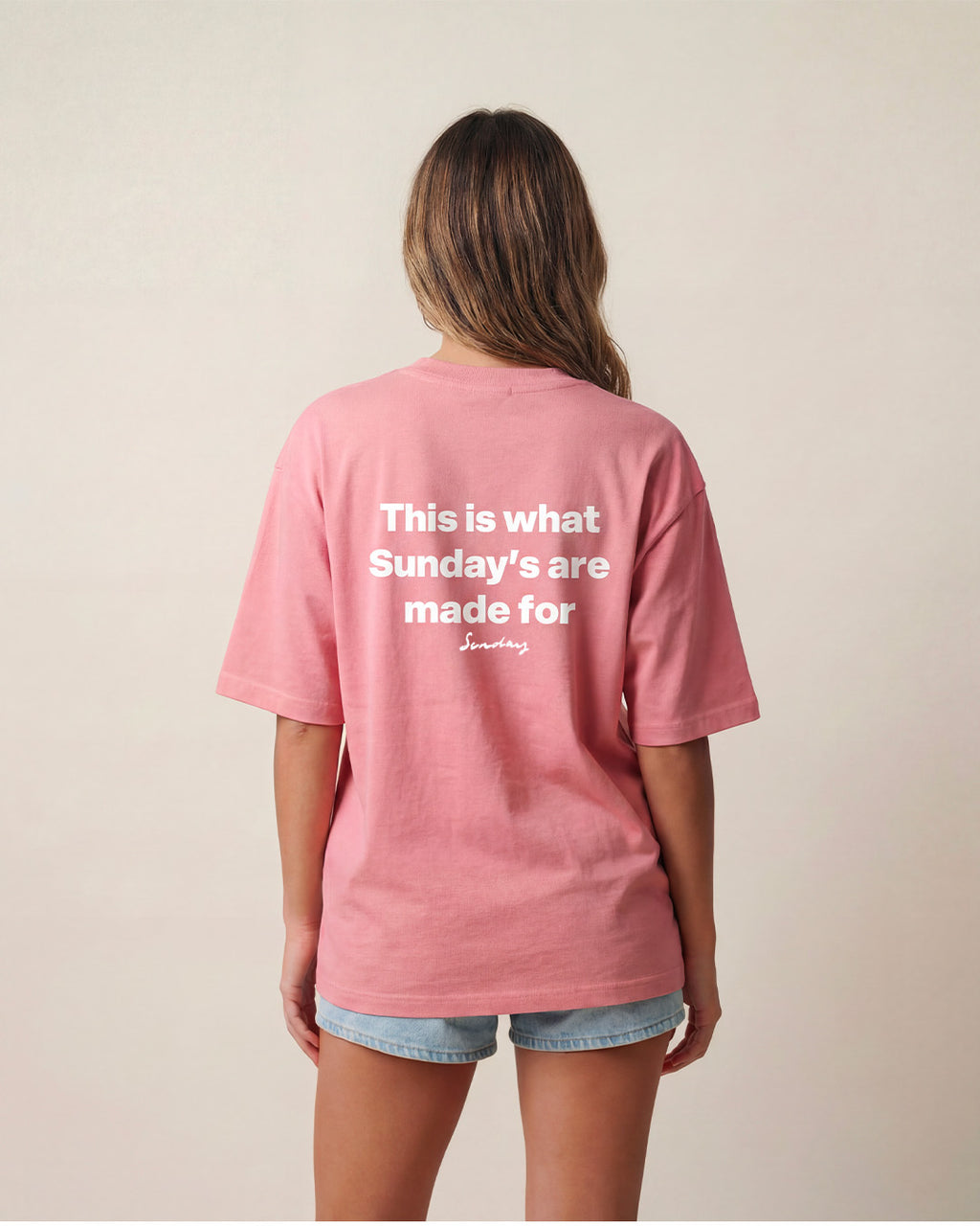 T-shirt Sunday Music - Rose