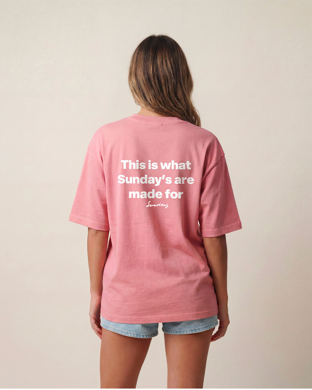 T-shirt Sunday Music - Rose