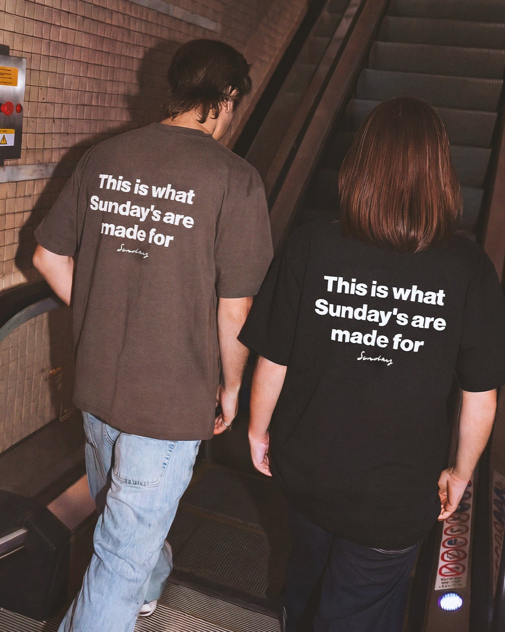 T-shirt Sunday Music - Noir