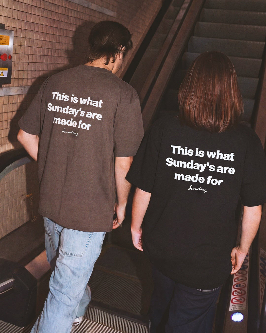 T-shirt Sunday Music - Noir